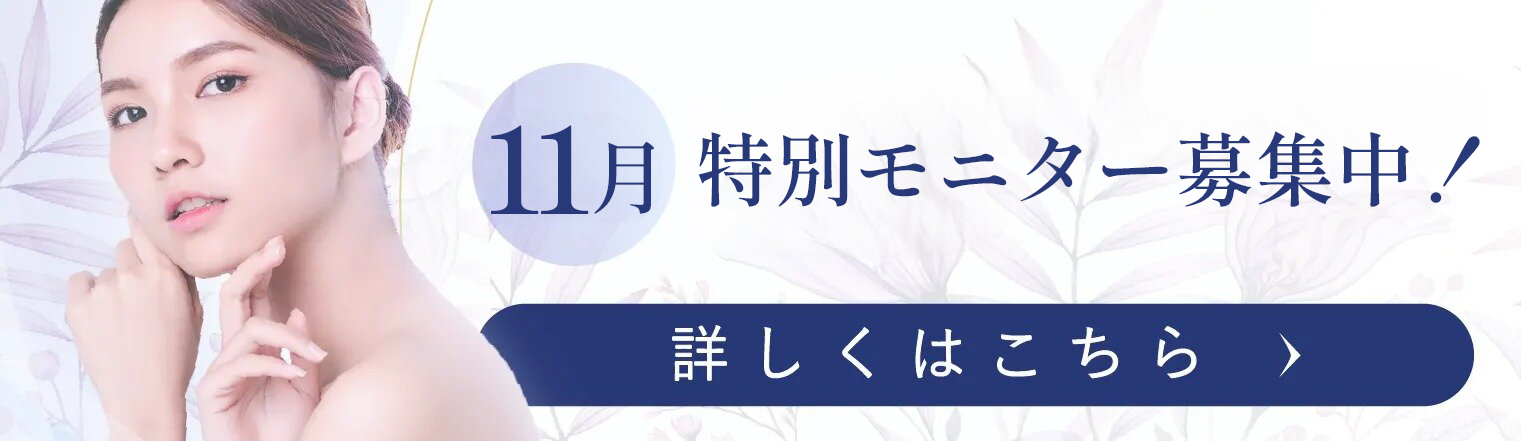 11月特別モニター募集中！